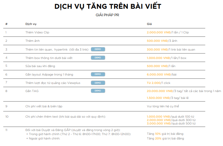 Bảng giá đăng bài Pr trên báo Cafef mới nhất năm 2021 2 Bảng báo giá bài Pr trên Cafef