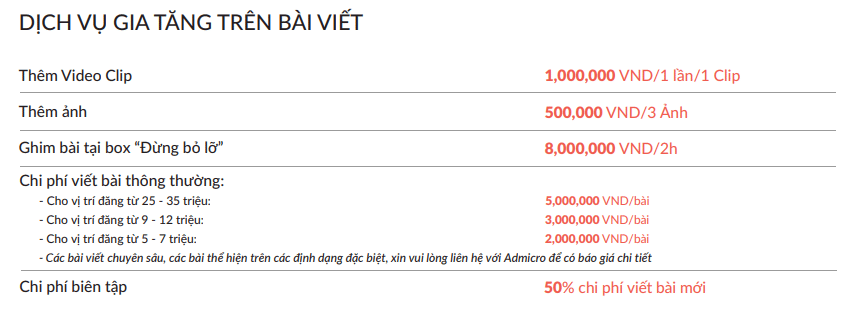 Bảng giá đăng bài Pr trên báo VTV.vn mới nhất 4 Bảng giá bài đăng trên báo VTV.vn