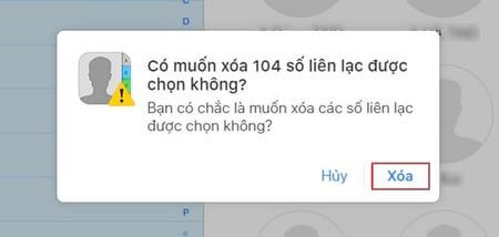 Cách xóa danh bạ trên Iphone
