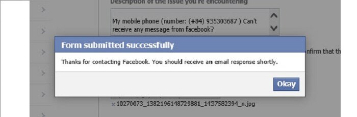 lấy lại password facebook Khi mất mặt số điện thoại cảm ứng và email