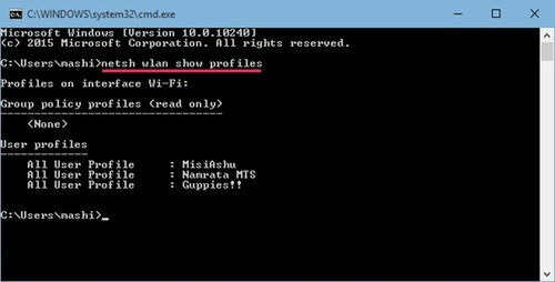 Cách xem mật khẩu wifi