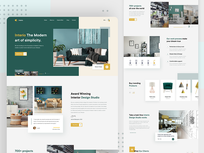 thiết kế website kiến trúc 8