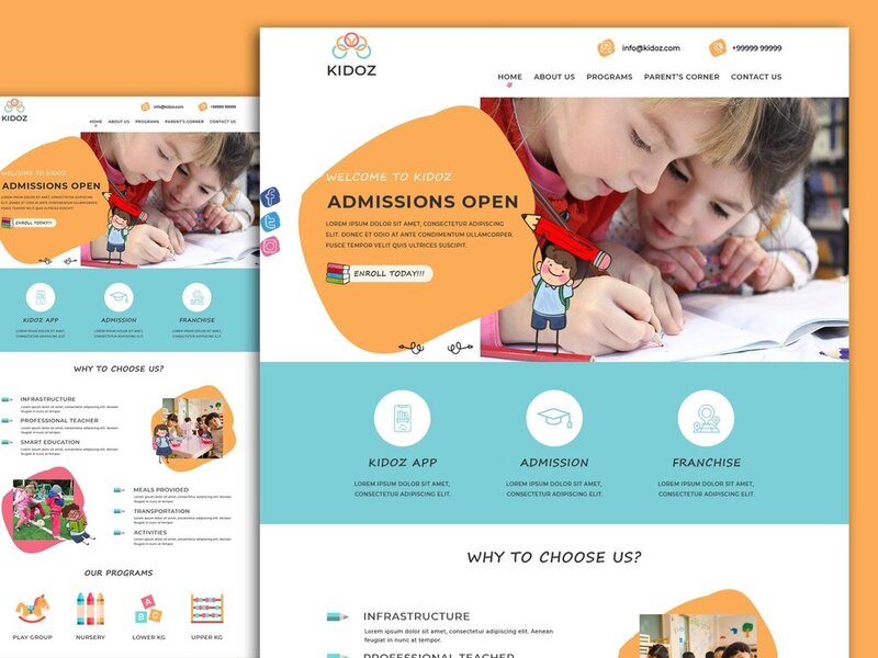 Dịch vụ thiết kế website trường mầm non, trường mẫu giáo đẹp 13 thiet-ke-website-truong-mam-non-9