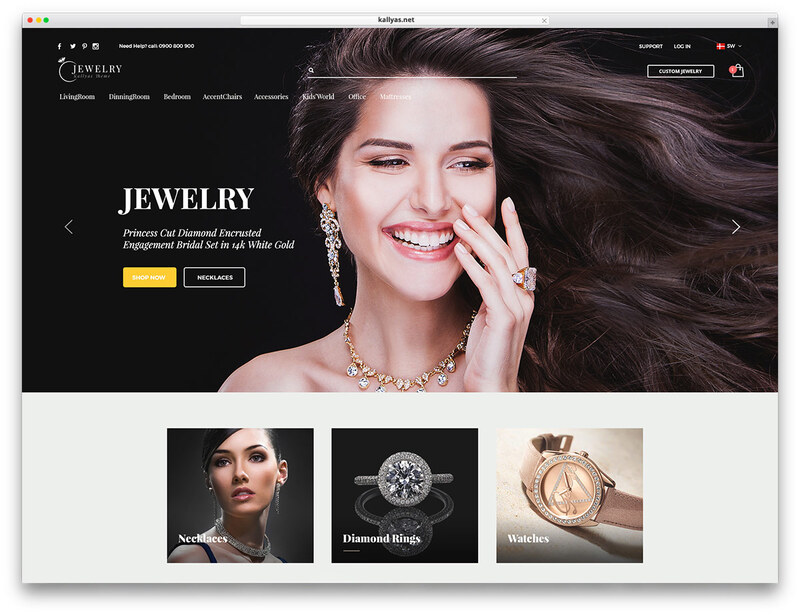thiết kế website trang sức 1