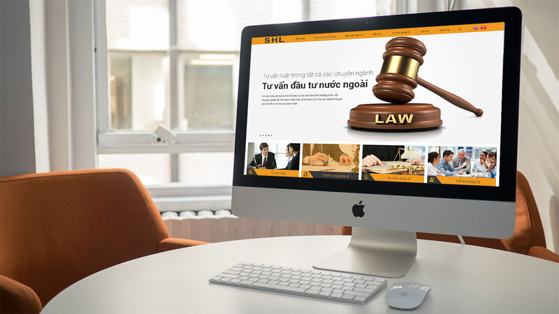 Thiết kế website tư vấn luật 1
