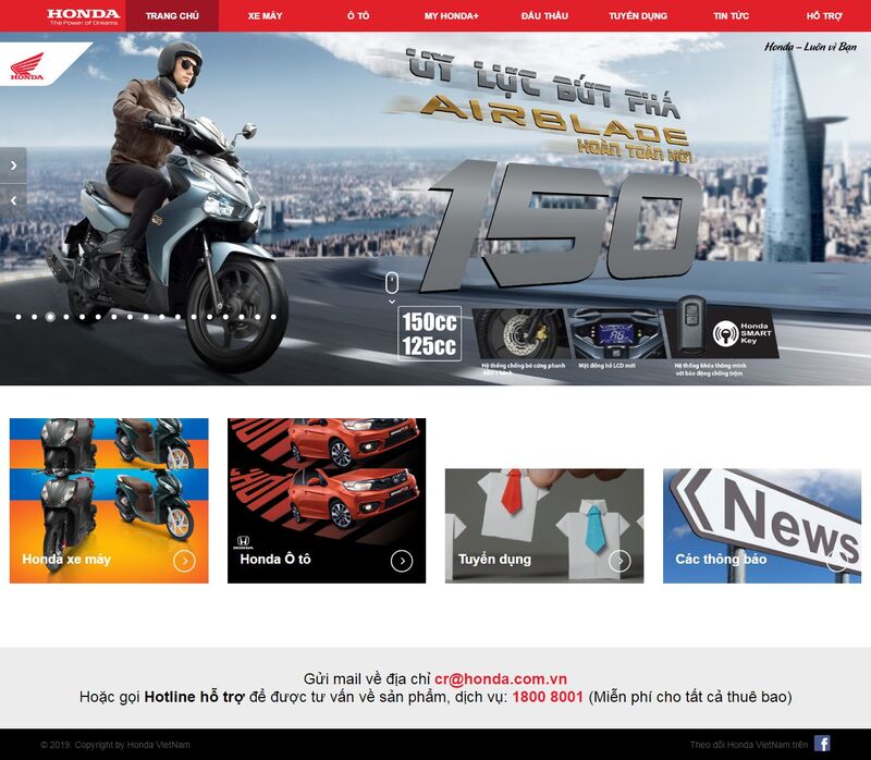 thiết kế website xe máy 5