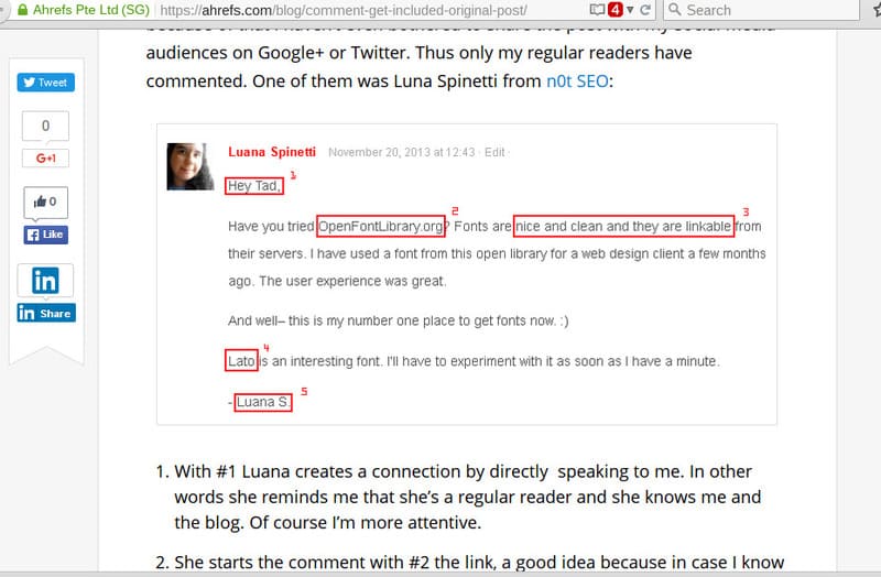 Đi Backlink từ comment