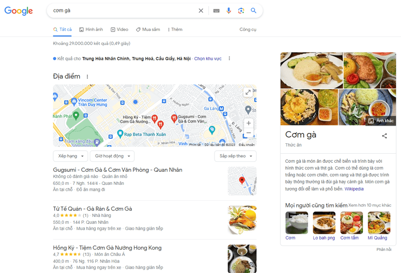 Search Intent hỗn hợp