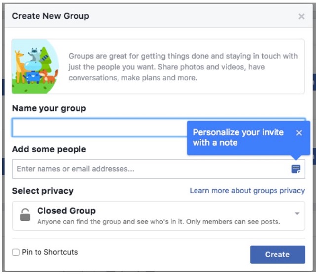 Cách tạo nhóm trên Facebook