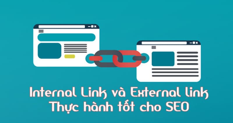 Sử dụng Internal link, External Link